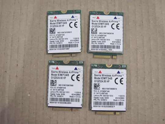 номер0194-17 WI-FI SIERRA EM7345 04X6014 для LENOVO ThinkPad  T560 P50S X250 X1C W550 T450 X240  оригінал Ціна