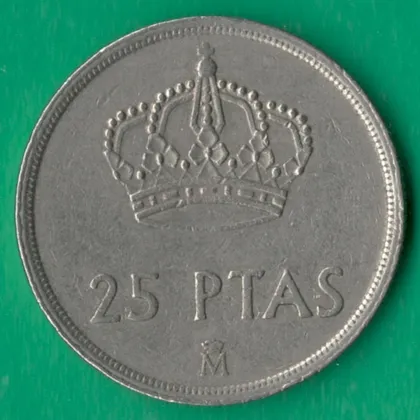 фото, 25 песет 1982 року Іспанія [М]