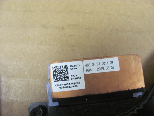 номер0844-20 термотрубка охолодження 0H4H37 460.0H701.0011  для Dell G3 15 3500 3590 оригінал Продаж