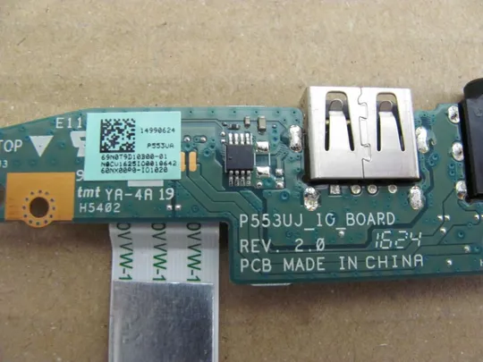 523-9 плата USB AUDIO 14410-00205000 69N0T9D10B00 для Asus P2530 P2538 P553U P553UA P553UJ оригінал Недорого