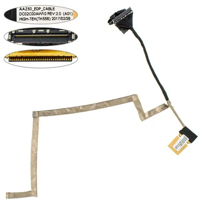 фото, Шлейф матриці для ноутбука Dell (Latitude: E7270 AAZ 50) LED (DC02C00AW00)