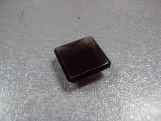 Камень Раухтопаз дымчатый кварц квадрат для ювелирных изделий вес 1,99 г размер 7х19х19 мм №13278 З аукціону
