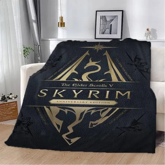 Плед 3D Skyrim 2898_A 13262 160х200 см Ціна