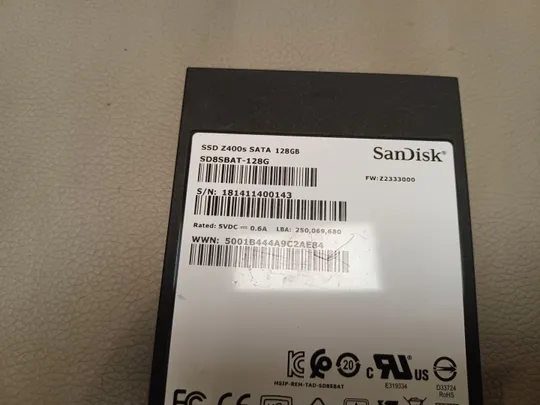Купити 0865 SSD диск SANDISK Z400S 128GB 2.5" SATA НІМЕЧЧИНА
