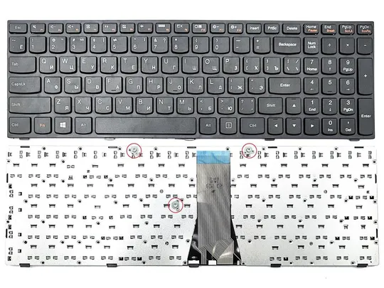 Клавиатура для LENOVO G50-30, G50-45, G50-70, G50-80, Z50-70, Z50-75, B50-30, B50-45 ( RU Black Чер Ціна