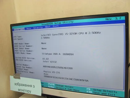 фото, 4898 ACER ASPIRE V3-771 I5-3210M НІМЕЧЧИНА