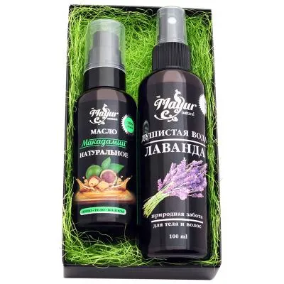 Купити Набор косметики Mayur Масло макадамии 50 мл + Душистая вода Лаванда 100 мл (2200160407055)