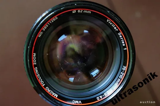 Купити Об'єктив Canon FD телеобъектив Vivitar Series 1 VMC 70-210mm/2.8 Macro Ф62мм  для Sony NEX и др. беззеркалок Вживане