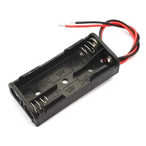 Отсек для 2 батарей AAA, 3В бокс кейс с проводами, Arduino Ціна