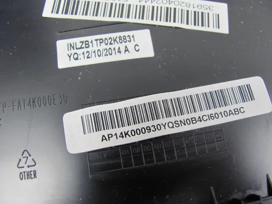 773-20 Кришка панель палмрест тачпад AP14K000930 для LENOVO B50-30 B50-45 B50-70 B50-80  оригінал в Україні