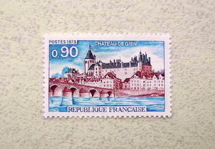 фото, Поштова марка Франція 1969 рік **