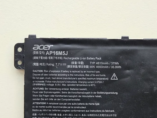 Купити Акумулятор Acer AP16M5J