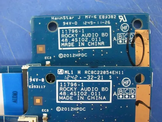 №289-21 Плата audio cardreader 48.4SI02.011 для HP ProBook 4540s, 4545s оригінал З аукціону