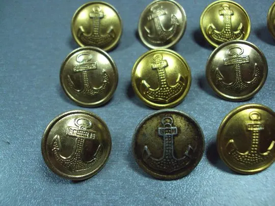 милитария пуговица вмф ссср 22 мм якорь 70-е лот 14 шт №2498 Де купити