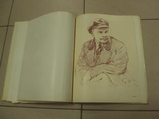 книга альбом ленин рисунки жукова 1966 москва №13345м Характеристики