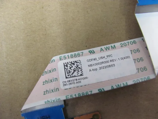 723-16 плата підключення клавіатури GDC41 LS-K378P 08XG78 NBX0002R000  для  DELL Latitude 14 5420 5421 5430  оригінал Продаж