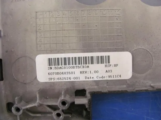 номер0274-23 кришка матриці Кришка дисплея Тильна кришка Корпус матриці Верхня кришка Задня кришка matrix cover   Top Case LCD Cover Rear Lid Back Cover Housing Cabinet 6070B0483501 652524-001 для EliteBook 8760w 8770w оригінал Характеристики