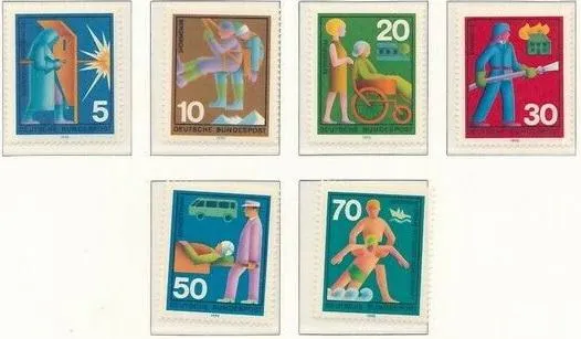 ФРГ Профессии Аварийно-спасательные службы 1970 Ціна