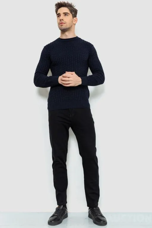 Купити Свитер мужской, цвет темно-синий, 214R06260-2