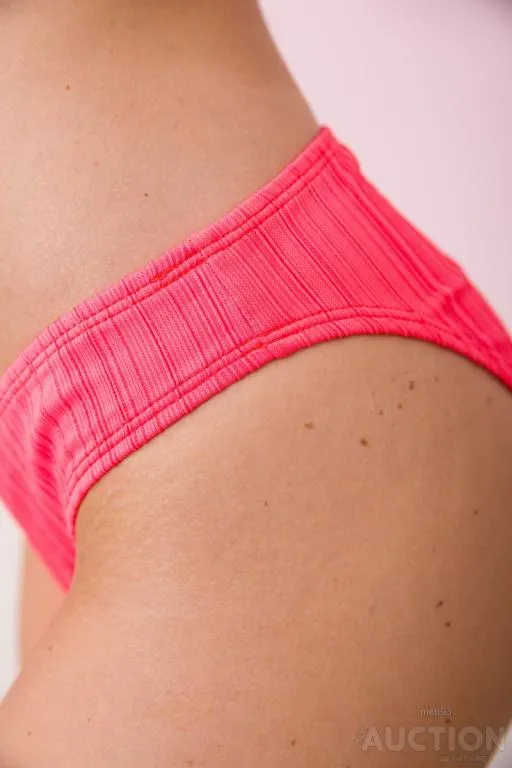 Раздельный купальник, оранжевого цвета в полоску, 131R152483 Недорого