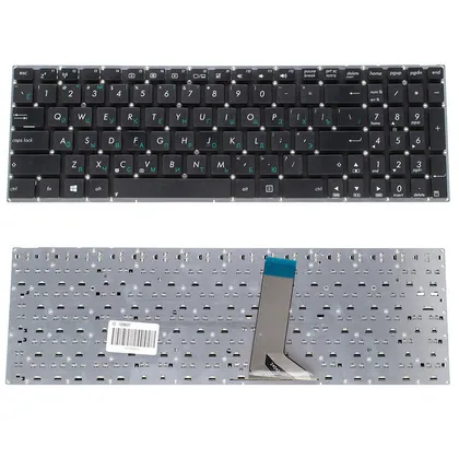 фото, Клавіатура для ноутбука ASUS (X551CA, X553SA, X553MA) rus, black, без фрейма