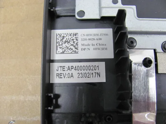 780-8 Кришка панель палмрест AP400000201 0HW2RM клавіатура робоча для Dell Inspiron G16 7630 7631 7635 оригінал в Україні