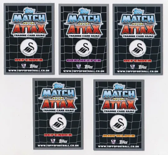 Купити Футбольные карточки MATCH ATTAX 2011-2012 Premier League = Футбольный клуб *Swansea City* = 5 шт. #