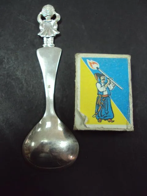 Купити ложка маленькая чайная девочка серебро 29.11г