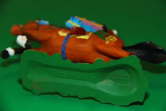 ІНДІАНЕЦЬ ІЗ ЛУКОМ НА КОНІ  № 54654 индеец 70мм ELASTOLIN PREISER ФРГ в упаковці в Україні