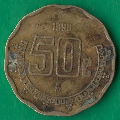 фото, 50 сентаво 1999 року Мексика [МВ]