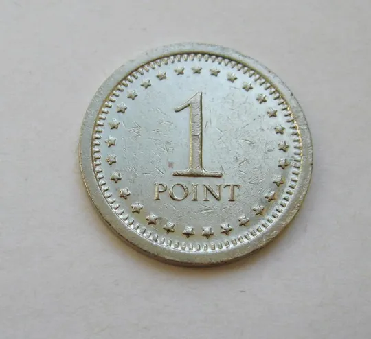 Купити ЖЕТОН ИГРАЛЬНЫЙ = 1 POINT #