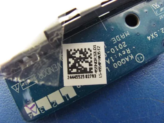 №35-6 плата для читання аудіо / SD карт 45N0R32L01 LS-4954P для HP EliteBOOK 8540w оригінал З аукціону