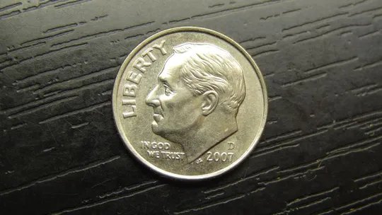 1 дайм 2007 D США Ціна