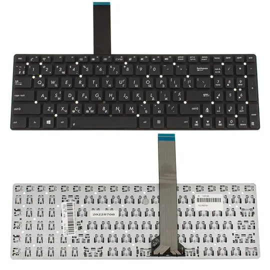 Клавіатура для ноутбука ASUS (K55, K75A, K75VD, K75VJ, K75VM, U57) ukr, black, без фрему Ціна