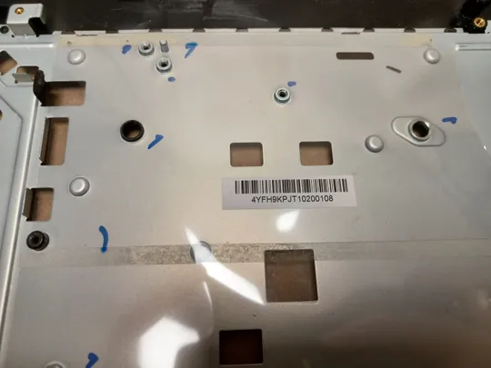 номер1077-4 Кришка панель палмрест та тачпад 4YFH9KPJT10  EAFH9023010 для  Fujitsu Lifebook A659 A557 A357 корпус топкейс Верхня панель палмрест cover-C оригінал На торгах