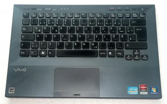 Верхня частина корпуса (палмрест) з ноутбука SONY Vaio PCG-41214M VPCSB 024-0023-8024-A 9Z.N6BLF.001 Ціна