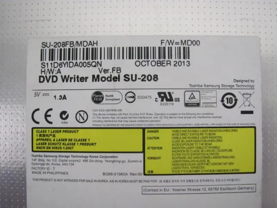 №263-2 DVD-привод 13N0-CNA0602 для Medion Akoya E6239 P6627 оригінал Продаж