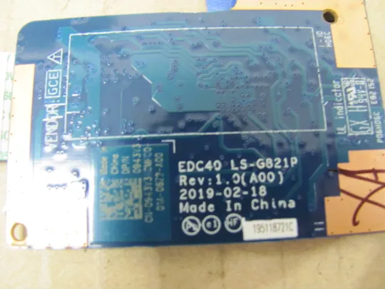 697-36 плата EDC40 LS-G821P 0RVN2G NBX0002FC00  для DELL Latitude 7400 E7400 5310 E5310 5400 5401 5405 5500 оригінал Продаж