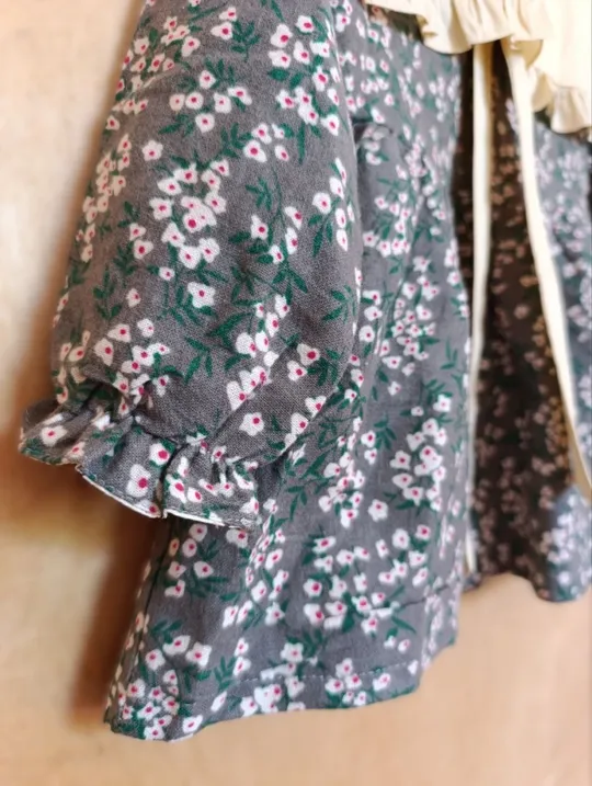 Нарядна сукня для дівчинки на осінь, тепла, приглушеного зеленого кольору, 2-3 роки Інтернет-аукціон