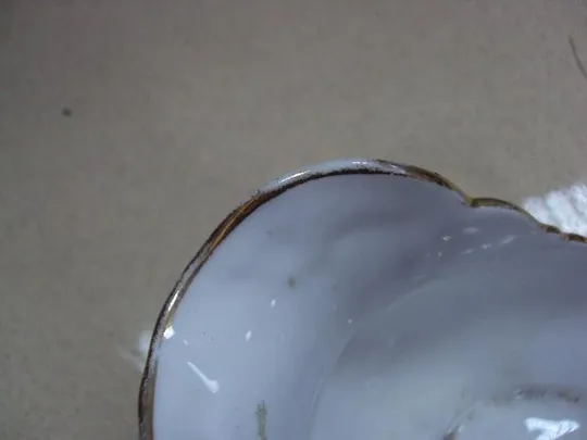 Соусник ажурный узор цветочки фарфор высота 11,5 см размер 10 х 21,5 см №10760 Недорого