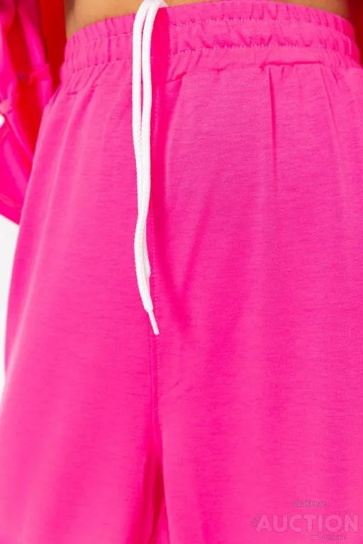 Костюм женский повседневный батал, цвет розовый, 102R5237 Інтернет-аукціон