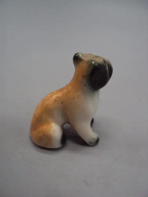 Купити Фигура фарфор статуэтка миниатюра Германия собака щенок собачка бульдог высота 3,1 см №35