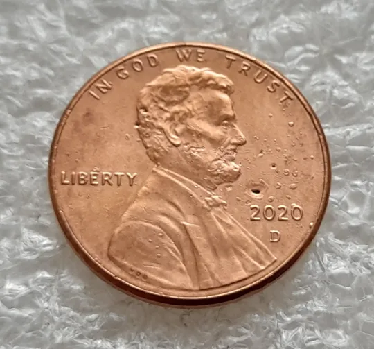 (8204 ря) 1 цент 2020 D США Ціна