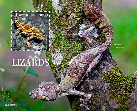 Либерия-Ящерицы-2022.Чистый полный красивый комплект.MNH. Ціна