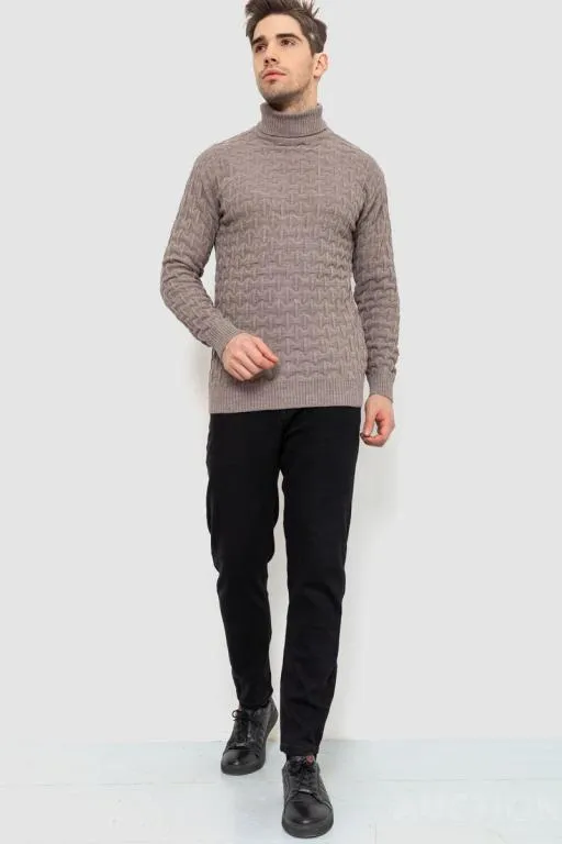 Купити Гольф-свитер мужской, цвет мокко, 161R619