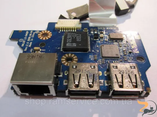 Роз&#039;єми USB, Ethernet для ноутбука Acer Aspire 5534, *LS-5402P, б/в Ціна