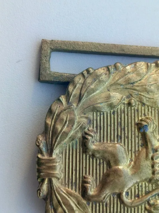 Пряжка к парадному военному  ремню ,  ЧССР Де купити