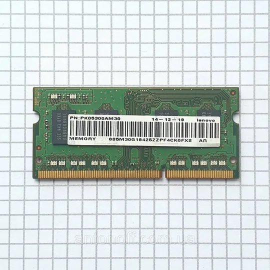 Купити Модуль пам&#039;яті Samsung 4GB 1Rx8 PC3L-12800S (DDR3L) M471B5173EB0-YK0 для ноутбука
