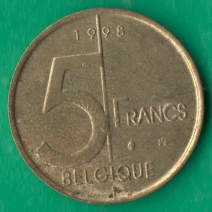 фото, 5 франків 1998 року Belgique [МШ1]
