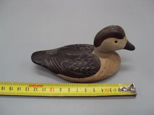 Фигура керамика статуэтка утка сезелень уточка высота 7 см, длина 12,5 см №13134 З аукціону